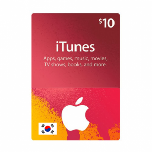 韩国苹果iTunes礼品卡兑换码-面值$10-手游代充-APP内购代充